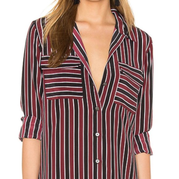 Equipment Slim Signature Stripe Dress - Picture 2 of 4